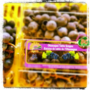 Local BC Grapes